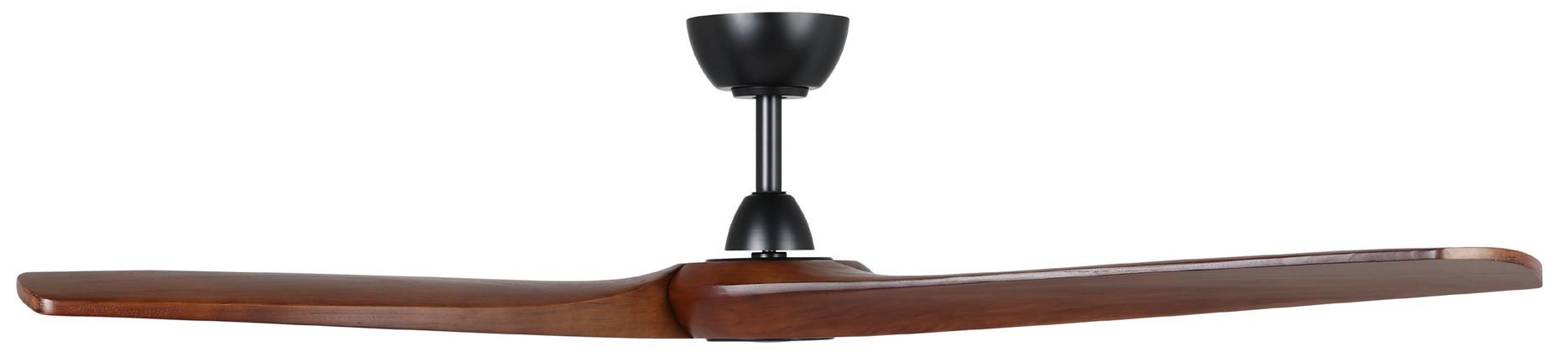Image 4 Williwaw 60" 3-Blade Fan with 5 Speed Remote Walnut Blades/Black Accen more views