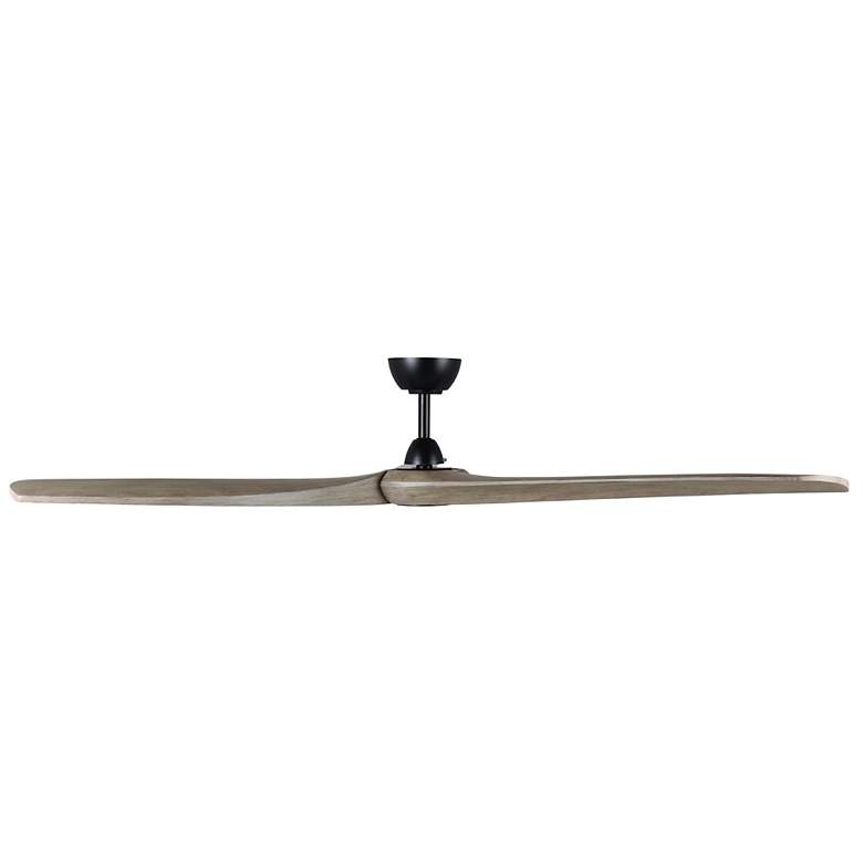 Image 4 Williwaw 72" 3-Blade Fan with 5 Speed Remote Driftwood Blades/Black Ac more views