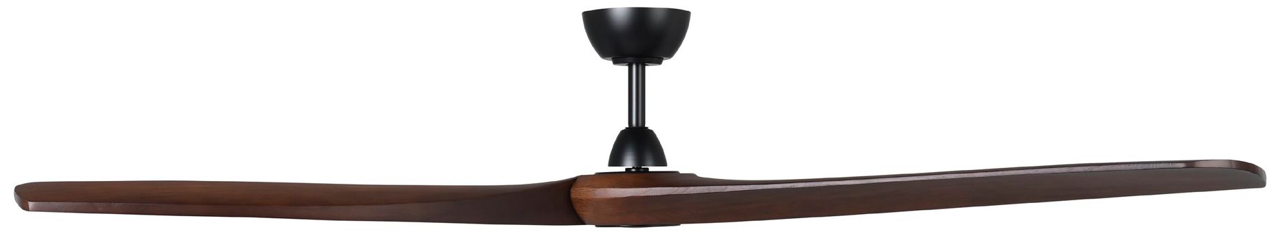 Image 4 Williwaw 72" 3-Blade Fan with 5 Speed Remote Walnut Blades/Black Accen more views