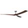 Williwaw 84" 3-Blade Fan w/ 5 Speed Remote Acacia Blades