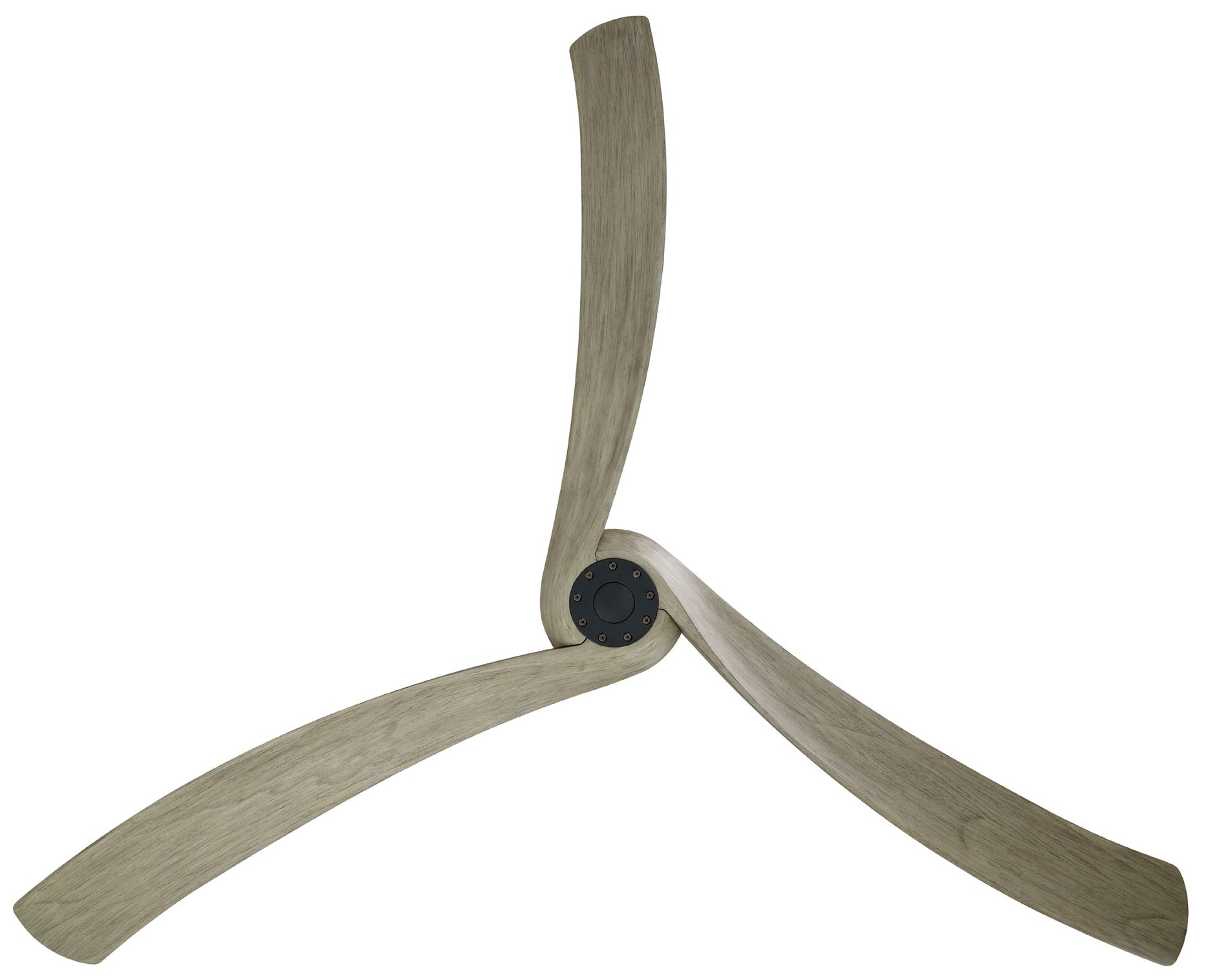 Image 3 Williwaw 84" 3-Blade Fan with 5 Speed Remote Driftwood Blades/Black Ac more views