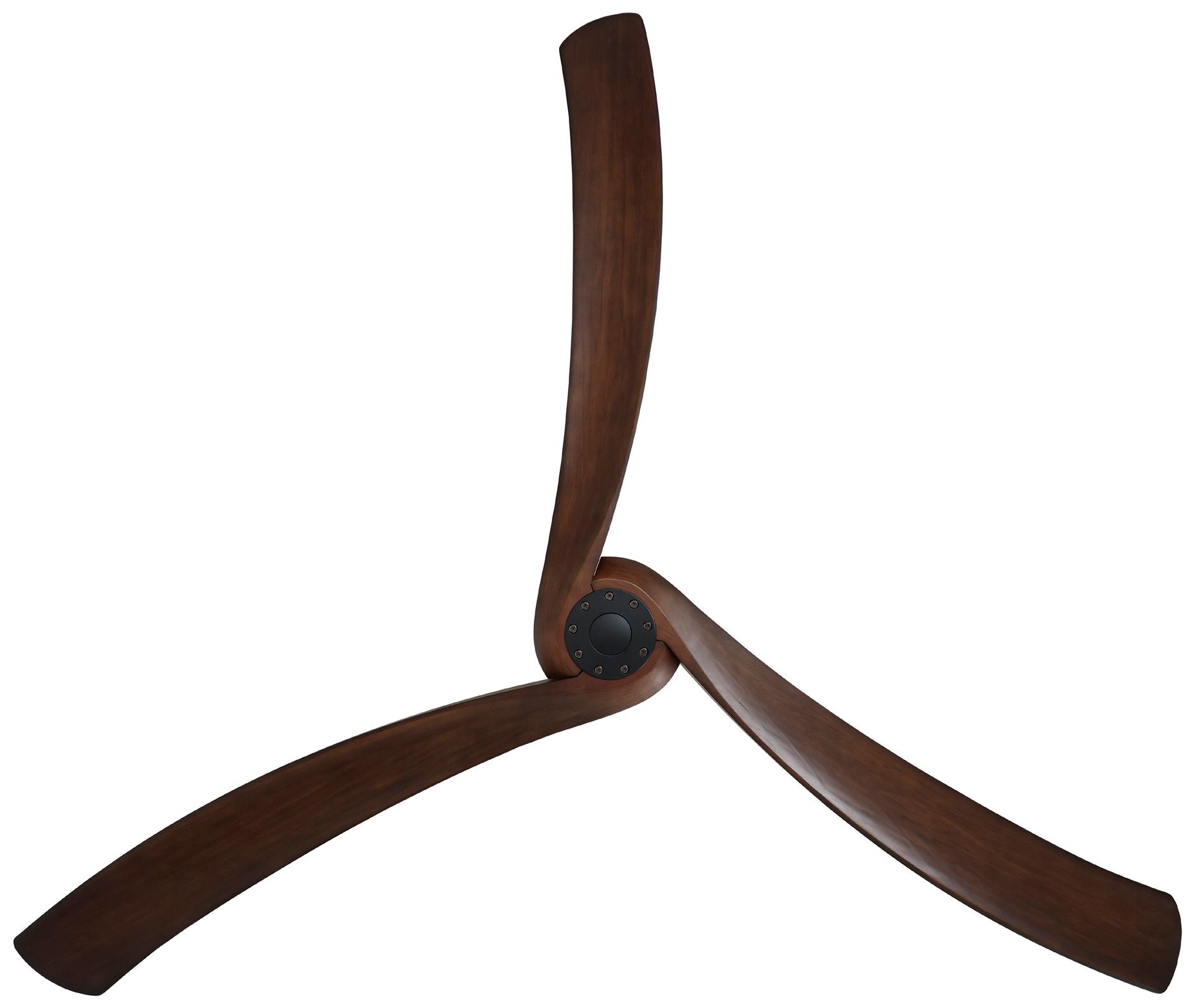 Image 3 Williwaw 84" 3-Blade Fan with 5 Speed Remote Walnut Blades/Black Accen more views