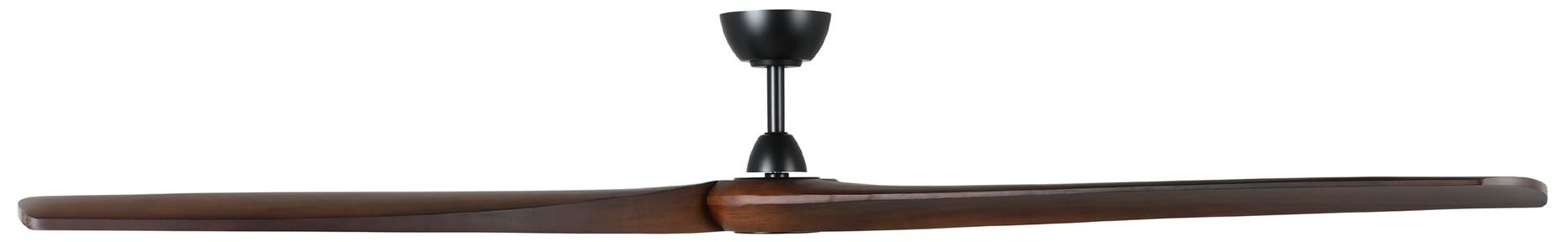 Image 4 Williwaw 84" 3-Blade Fan with 5 Speed Remote Walnut Blades/Black Accen more views