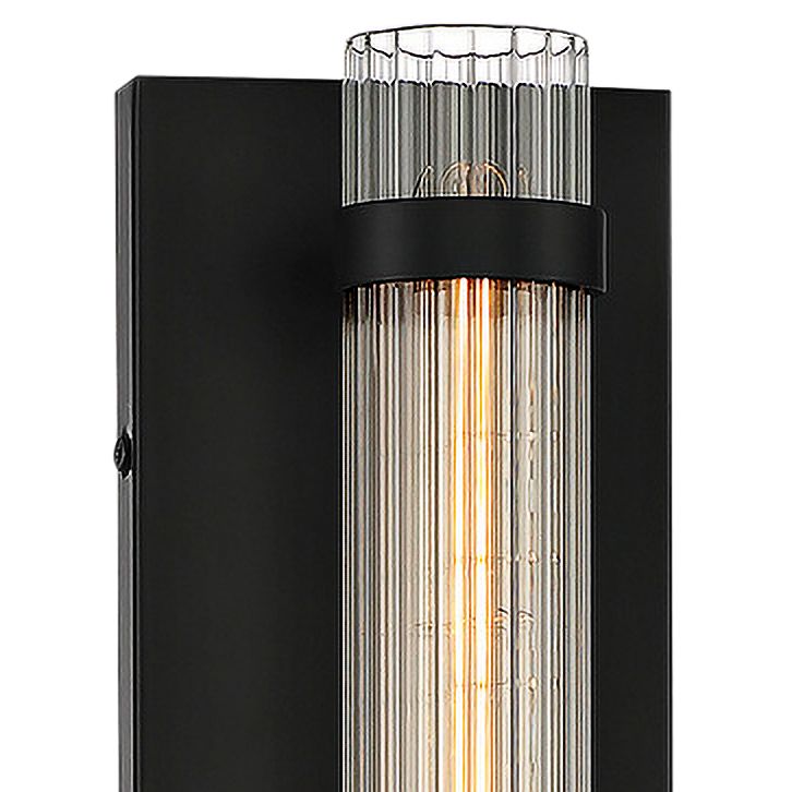 Image 2 Willmar 1-Light Wall Sconce in Matte Black more views