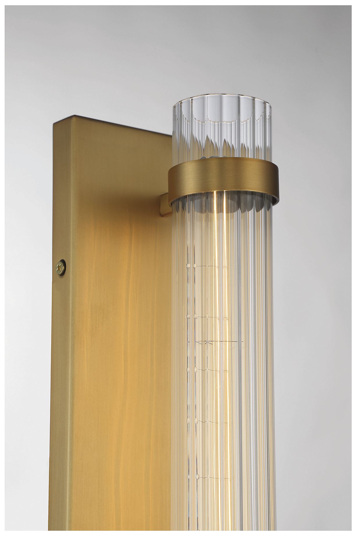 Image 6 Willmar 1-Light Wall Sconce in Warm Brass more views