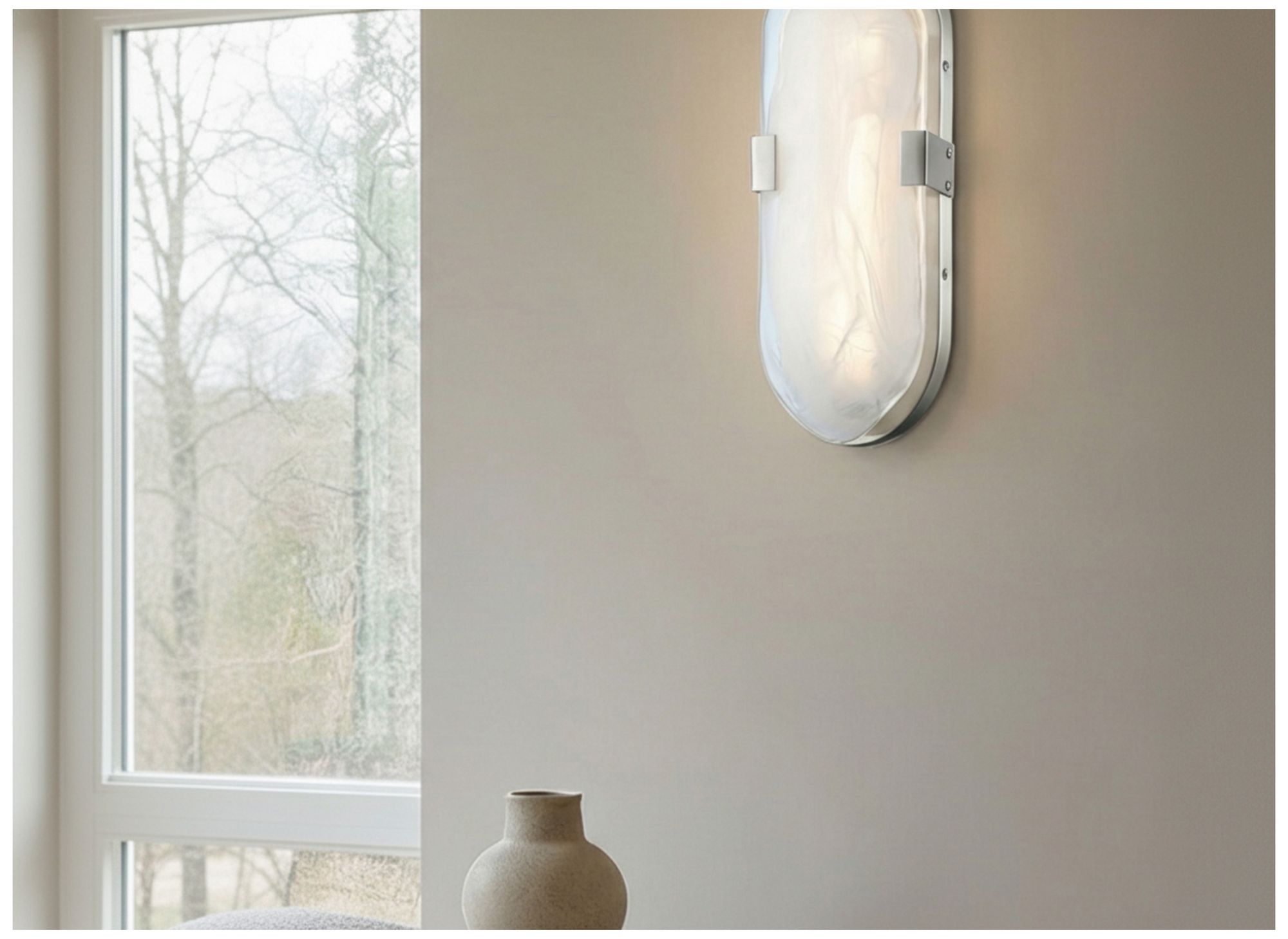 Image 5 Willmina 12" High Polished Chrome, White LED Wall Sconce more views