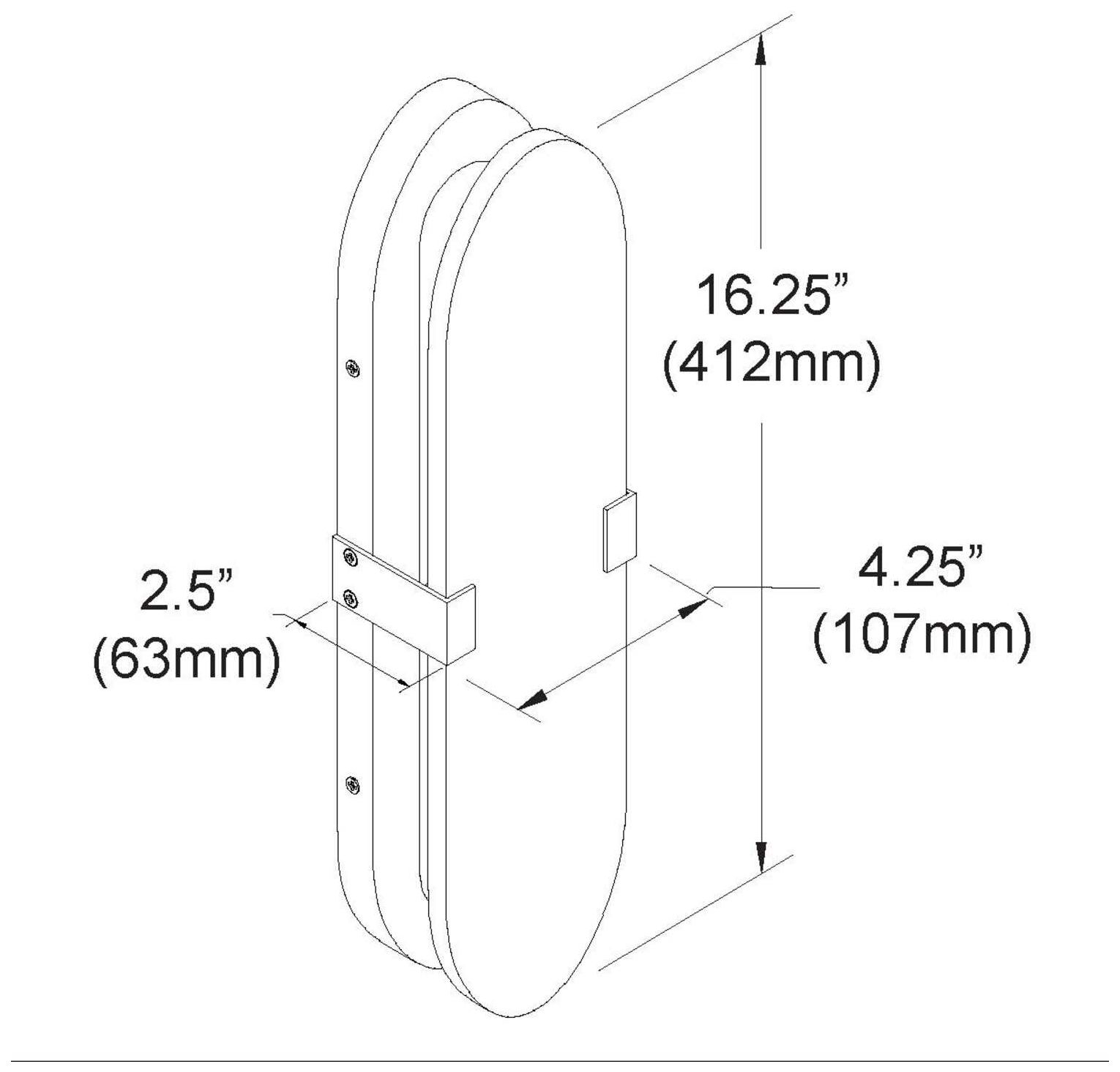 Willmina 16" High Aged Brass, White LED Wall Sconce