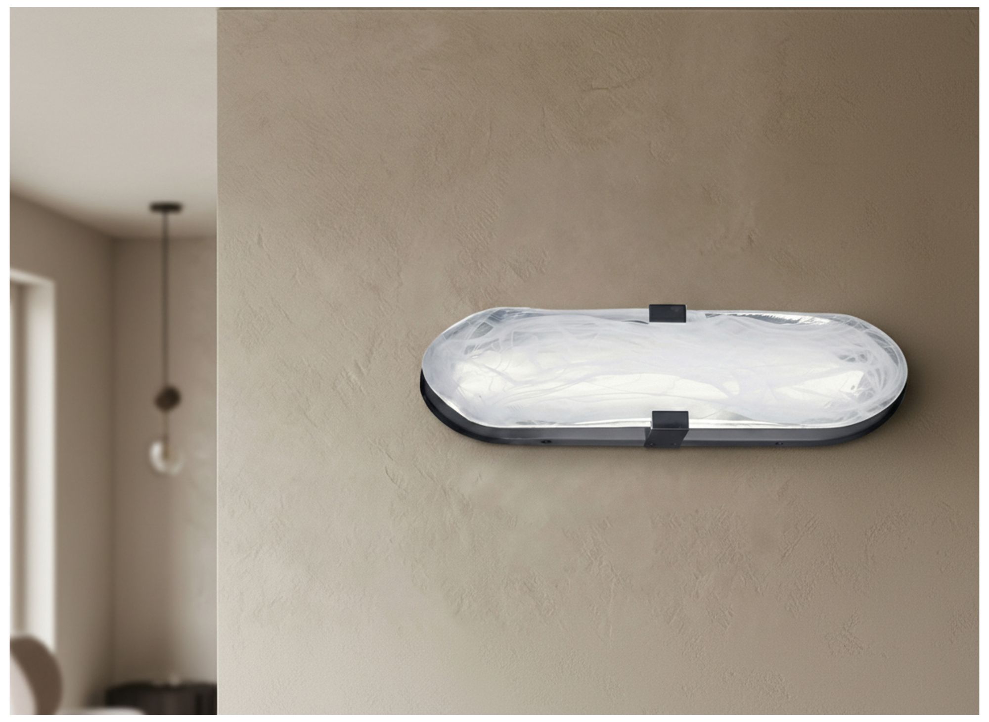 Image 5 Willmina 16" High Matte Black, White LED Wall Sconce more views