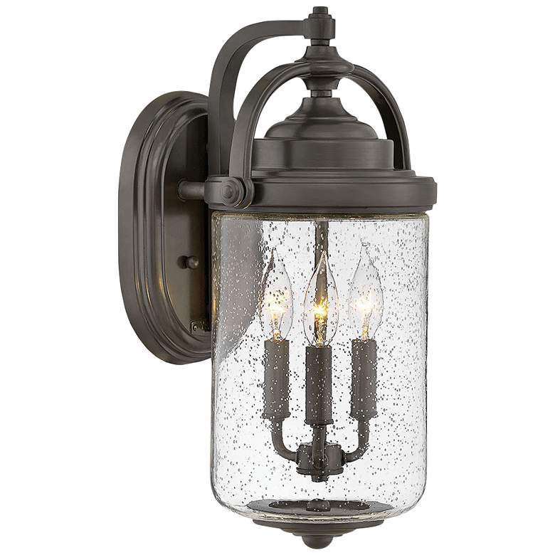 Image 1 Willoughby 18 3/4" High Oil-Rubbed Bronze Outdoor Wall Light