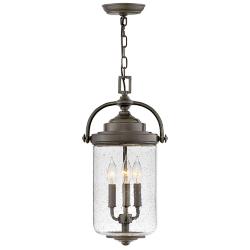 Willoughby 19 3/4"H Oil-Rubbed Bronze Outdoor Hanging Light