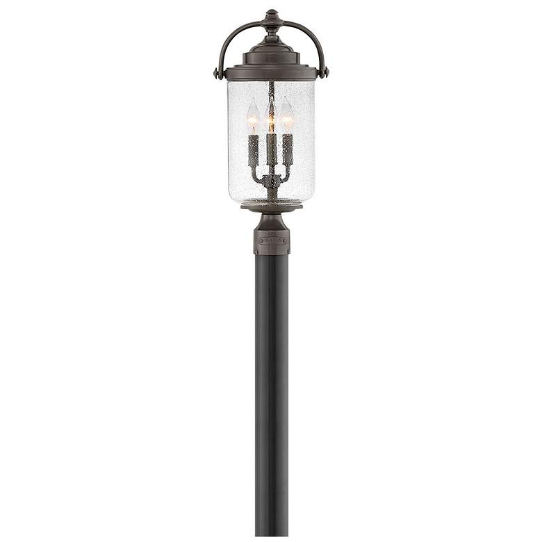 Image 1 Willoughby 20 3/4" High Oil-Rubbed Bronze Outdoor Post Light