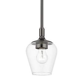 Image5 of Willow 1 Light Black Chrome Single Pendant more views