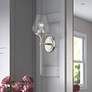 Thumbnail1 of Willow 1 Light Brushed Nickel Vanity Sconce