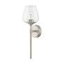 Thumbnail3 of Willow 1 Light Brushed Nickel Vanity Sconce more views