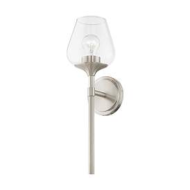 Image5 of Willow 1 Light Brushed Nickel Vanity Sconce more views