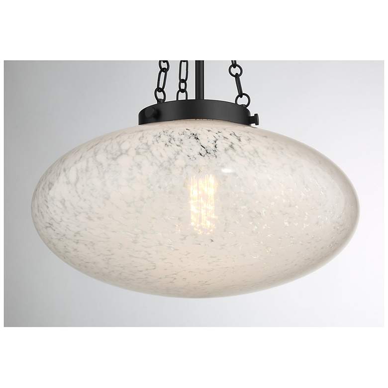 Image 6 Willow 1-Light Pendant in Matte Black more views