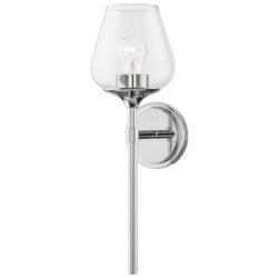 Willow 1 Light Polished Chrome Vanity Sconce