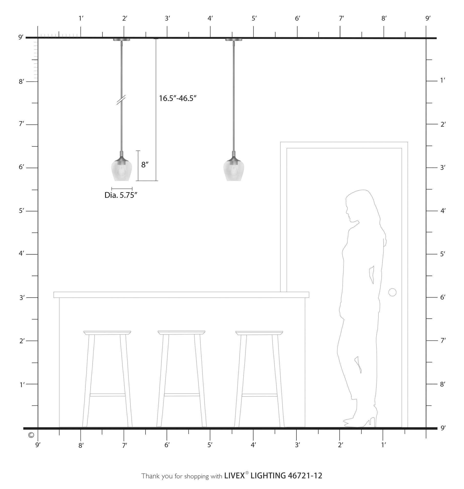 Willow 1 Light Satin Brass Single Pendant