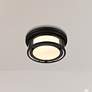 2_Willow 12" Wide Matte Black Ceiling Light