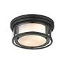 7_Willow 12" Wide Matte Black Ceiling Light more views