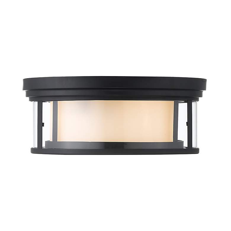 Image 6 Willow 16" Wide Matte Black Ceiling Light more views