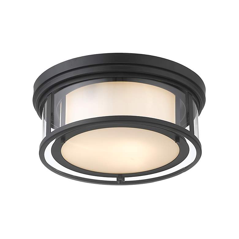 Image 7 Willow 16" Wide Matte Black Ceiling Light more views