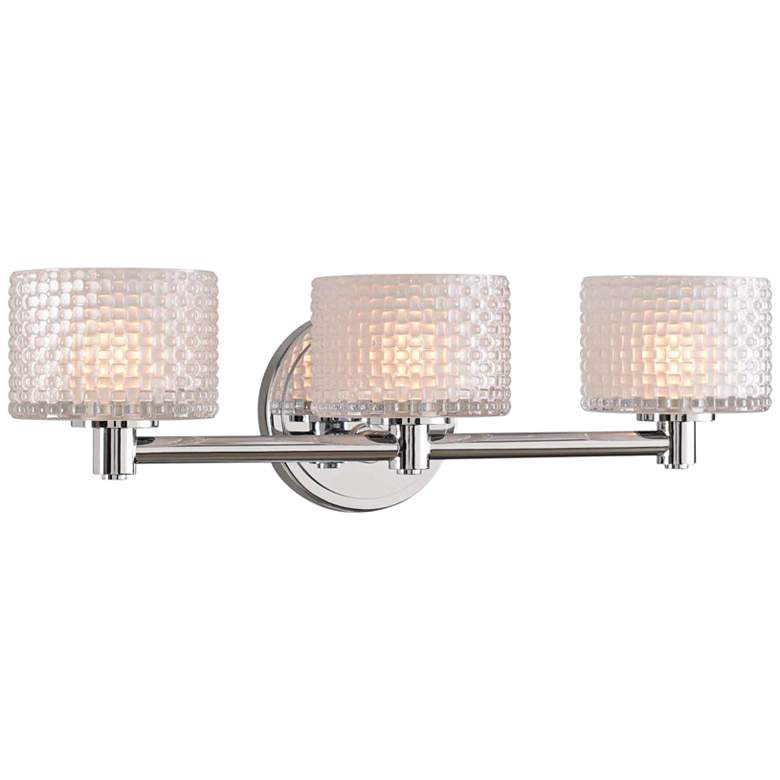 Image 2 Willow 19 inch Wide Chrome 3-LED Bath Light