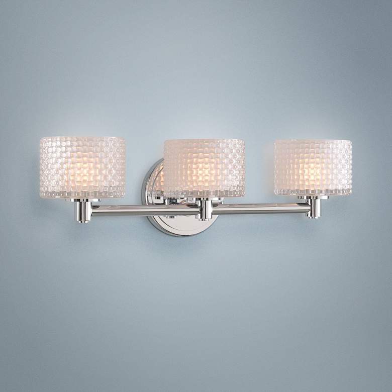 Image 1 Willow 19 inch Wide Chrome 3-LED Bath Light