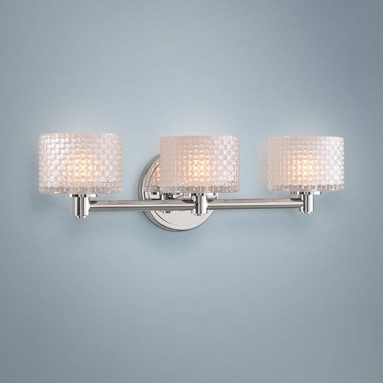 Image 1 Willow 19" Wide Chrome 3-LED Bath Light