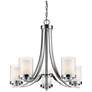 Willow 25 1/4" Wide Chrome 5-Light Chandelier