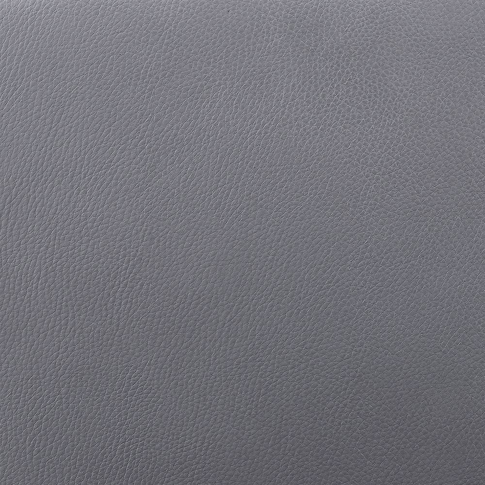 Willow 30 in. Barstool in Walnut Wood, Golden Bronze, Grey Faux Leather