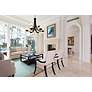 4_Willow 31 1/4" Wide Matte Black 9-Light 2-Tier Chandelier more views
