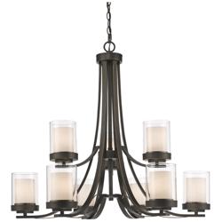 Willow 31 1/4" Wide Olde Bronze 9-Light Chandelier