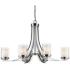 Willow 35 1/4" Wide Chrome 6-Light Chandelier