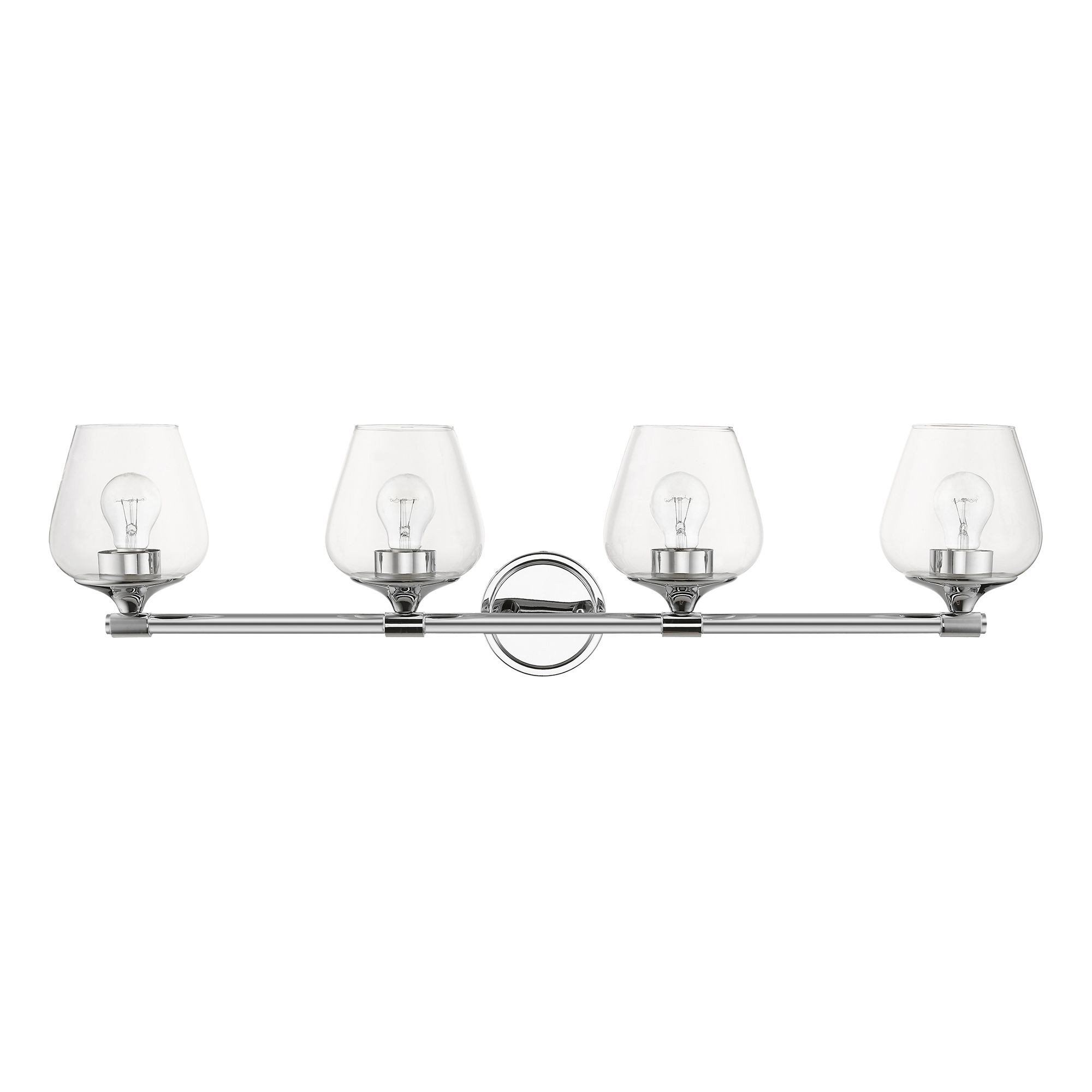 Image 3 Willow 4 Light Polished Chrome Vanity Sconce more views