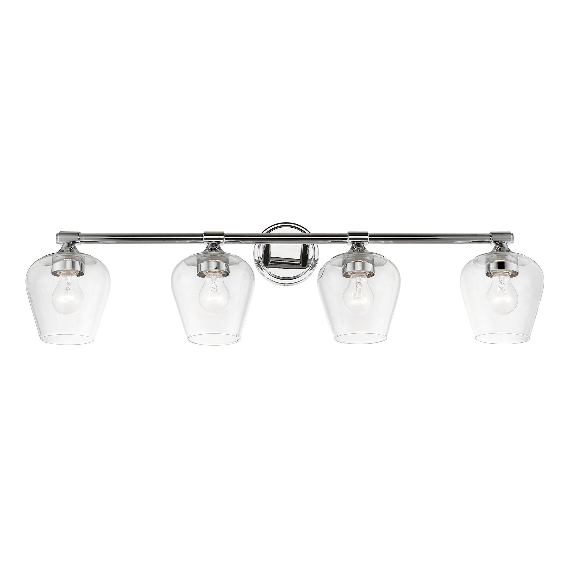 Image 4 Willow 4 Light Polished Chrome Vanity Sconce more views