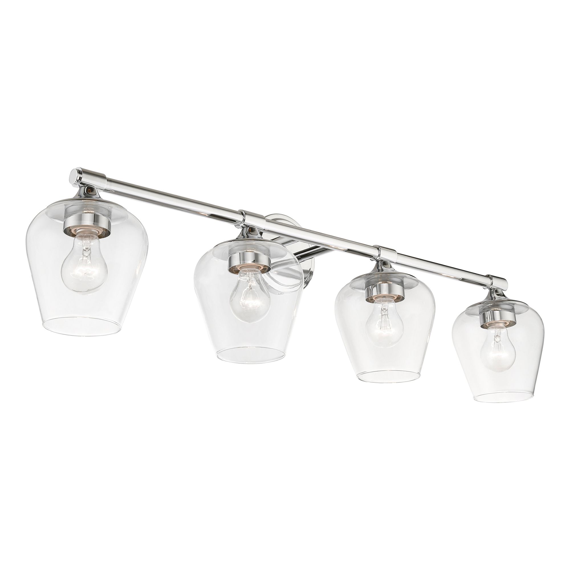 Image 5 Willow 4 Light Polished Chrome Vanity Sconce more views