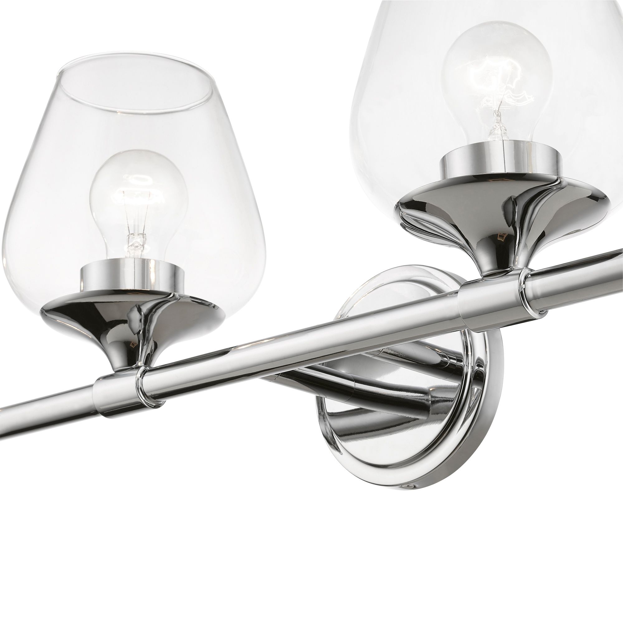Willow 4 Light Polished Chrome Vanity Sconce