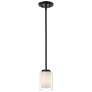 Willow 5 1/4" Wide Matte Black Mini Pendant