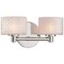 Willow 6" High Chrome 2-LED Wall Sconce