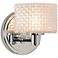 Willow 6" High Chrome LED Wall Sconce