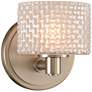 Willow 6" High Satin Nickel LED Wall Sconce