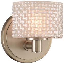 Willow 6&quot; High Satin Nickel LED Wall Sconce
