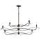 Willow 6-Light Small Chandelier - Smoke Finish - Standard Overall Height