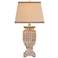 Willow Antique White Table Lamp