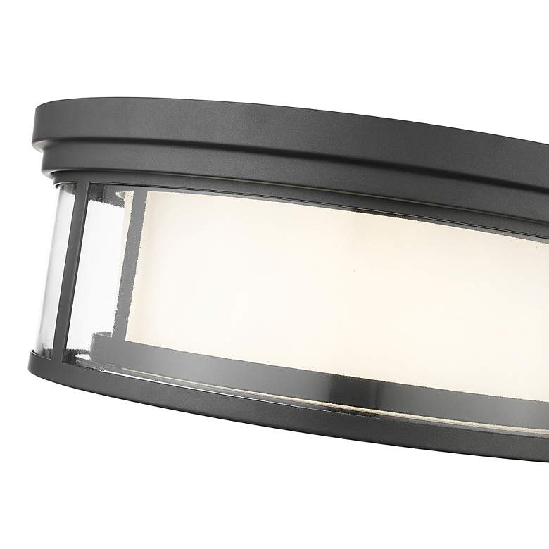 Image 7 Willow by Z-Lite Bronze 3 Light Flush Mount more views