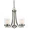Willow by Z-Lite Brushed Nickel 3 Light Chandelier