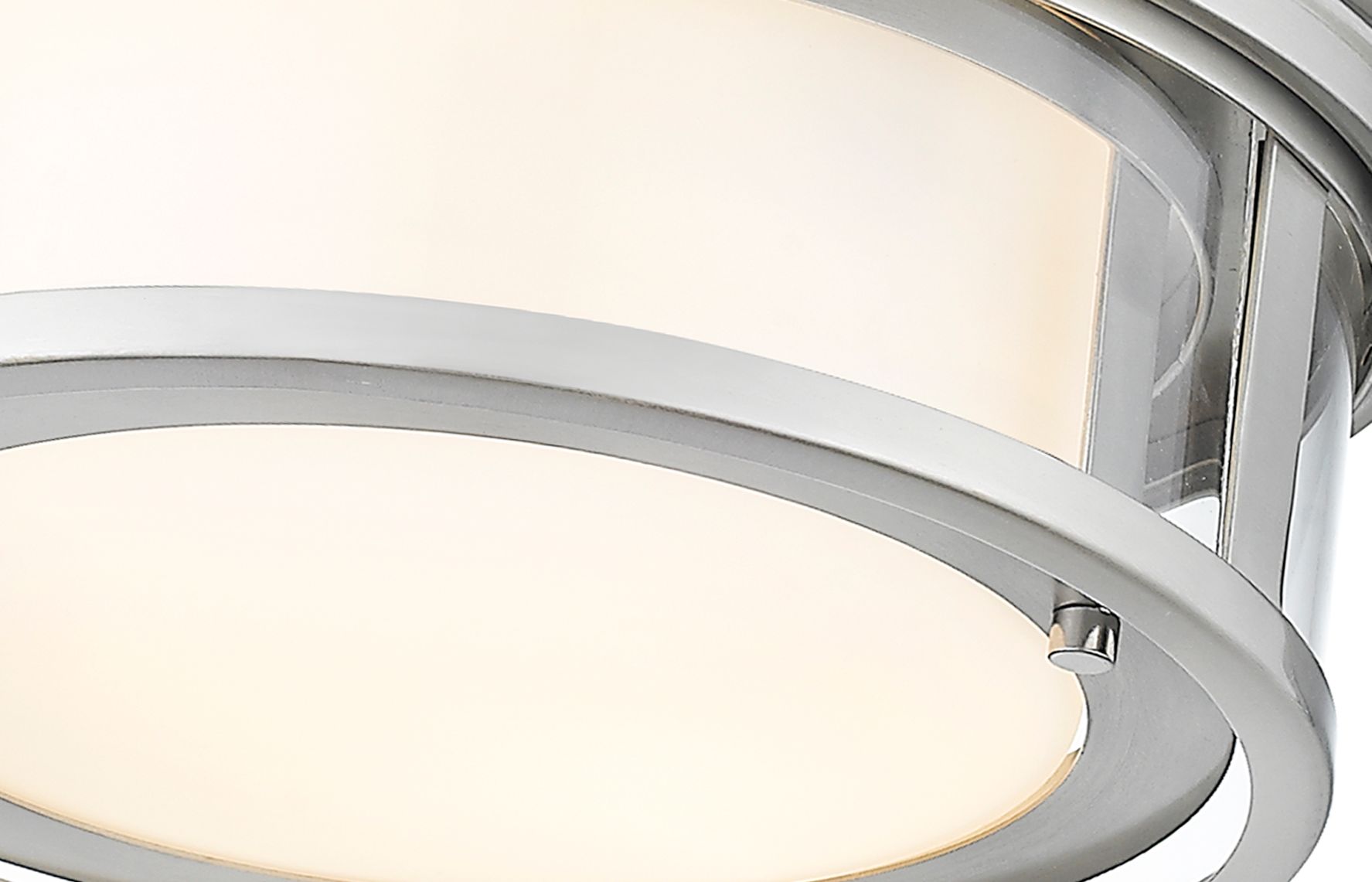 Image 7 Willow by Z-Lite Brushed Nickel 3 Light Flush Mount more views
