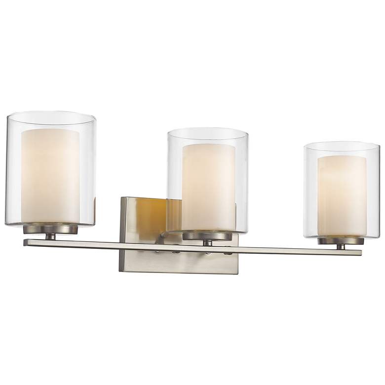 Image 1 Willow by Z-Lite Brushed Nickel 3 Light Vanity