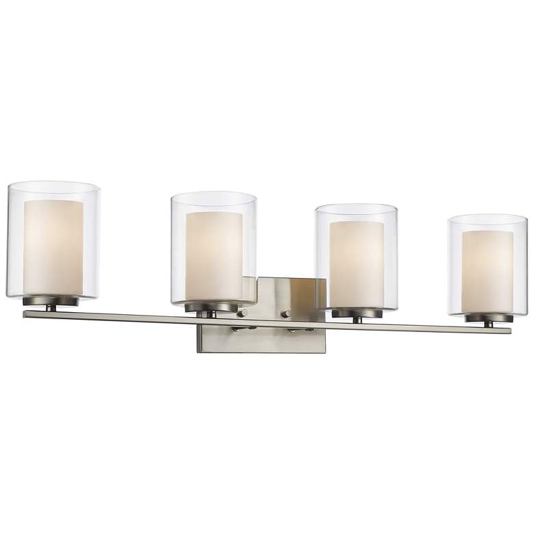 Image 1 Willow by Z-Lite Brushed Nickel 4 Light Vanity